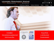 Tablet Screenshot of leandrofernandezmacho.com